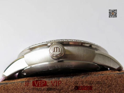 AM艾美匠心系列MAURICE LACROIX方秒轮神秘时间腕表——MP7158-SS001-901-1 正品开模！男士腕表，皮表带，密底。 商品图8