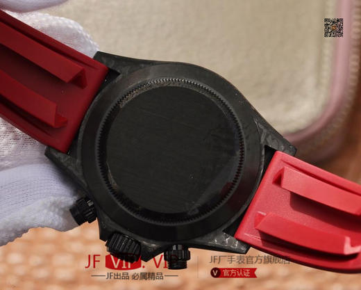 DIW劳力士宇宙计时迪通拿系列，上海7750计时机芯，表壳碳纤维材质打造，镜面双面电镀高透膜工艺，男士腕表，绢丝表带，自动机械机芯，密底 商品图6