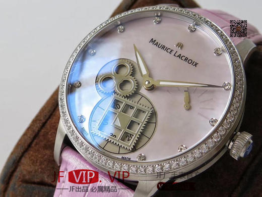 AM艾美匠心系列MAURICE LACROIX方秒轮神秘时间腕表——MP7158-SS001-901-1 正品开模！男士腕表，皮表带，密底。 商品图1