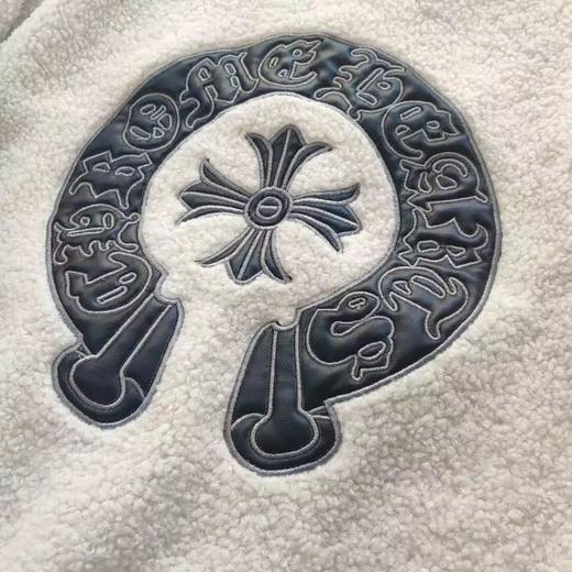 CH 克罗心黑色米色梵文马蹄 立领羊羔绒 外套 商品图4
