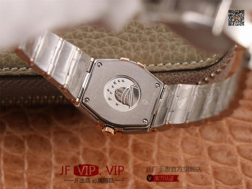 8848F欧米茄星座系列，表径24mm，搭载原版欧米茄1376专用机芯，字面采用一级珍珠贝母和南非真钻制成，表带18K金盾牌，女士腕表，精钢表带，自动机械机芯 商品图6