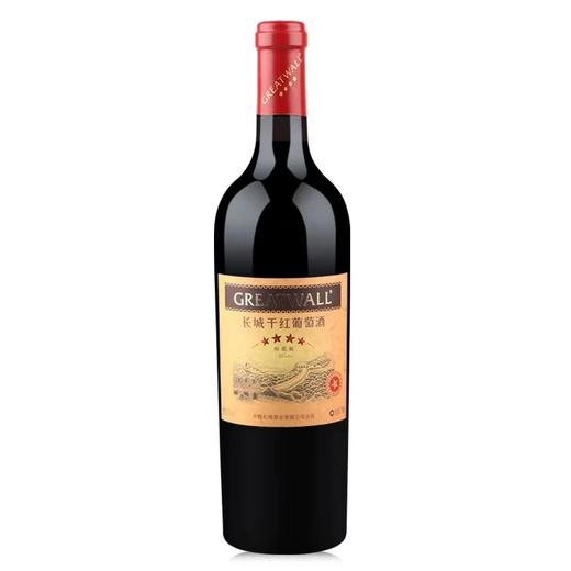 长城四星（梅鹿辄）干红葡萄酒750ml*1盒 商品图1