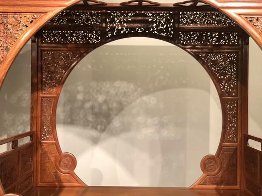 红桥红 家具严选  缅甸花梨(大果紫檀）  【双月洞架子床】 商品图3