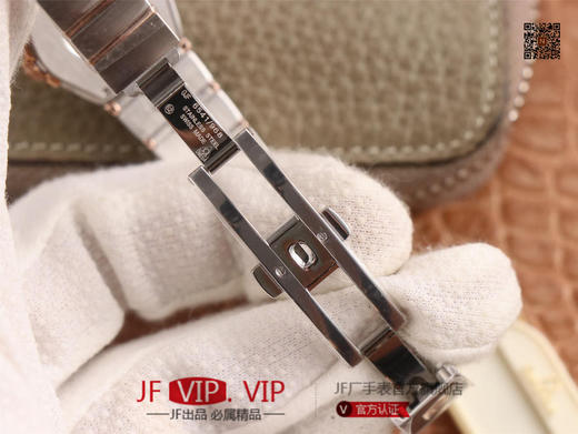 8848F欧米茄星座系列，表径24mm，搭载原版欧米茄1376专用机芯，字面采用一级珍珠贝母和南非真钻制成，表带18K金盾牌，女士腕表，精钢表带，自动机械机芯 商品图8