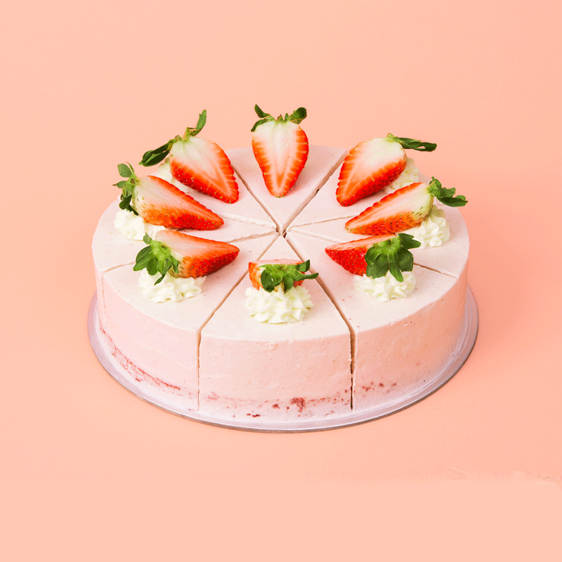 【新品上线，多肉莓莓】甜润草莓果肉鲜红，点缀着粉红丝绒胚子，一口倾心，可选2磅（广州）