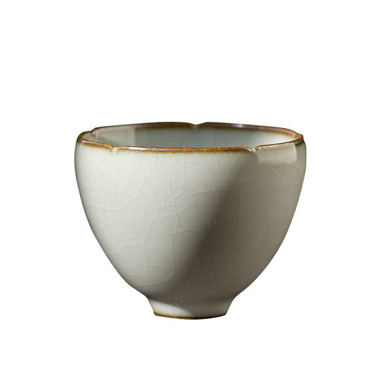 茶香记 卫恩 铁胎灰釉鸡心杯 品杯 茶杯 品茗杯 古朴 雅致 商品图4