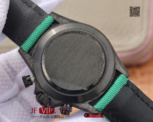 DIW劳力士宇宙计时迪通拿系列，上海7750计时机芯，表壳碳纤维材质打造，镜面双面电镀高透膜工艺，男士腕表，绢丝表带，自动机械机芯，密底 商品图6