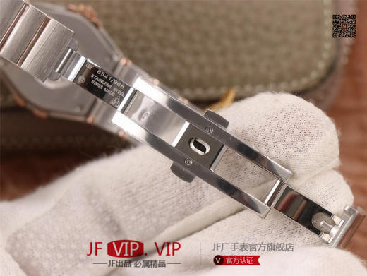 8848F欧米茄星座系列，表径24mm，搭载原版欧米茄1376专用机芯，字面采用一级珍珠贝母和南非真钻制成，表带18K金盾牌，女士腕表，精钢表带，自动机械机芯 商品图8