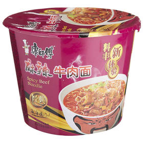 康师傅麻辣牛肉面