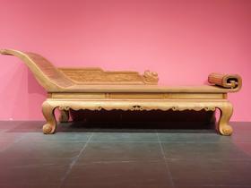 红桥红 家具严选  缅甸花梨(大果紫檀）  【贵妃榻】