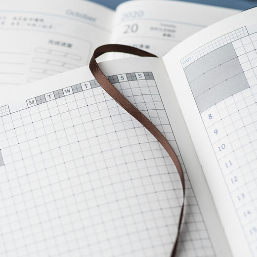 2020效率手册下半年学习计划目标人生效率手册笔记本日历记事本商务工作手杖本计划本工作学习日程本定制logo 商品图3