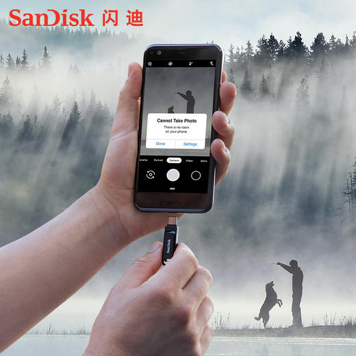 闪迪SanDisk手机u盘64gtype-c优盘正品手机电脑两用U盘双接口u盘 商品图2