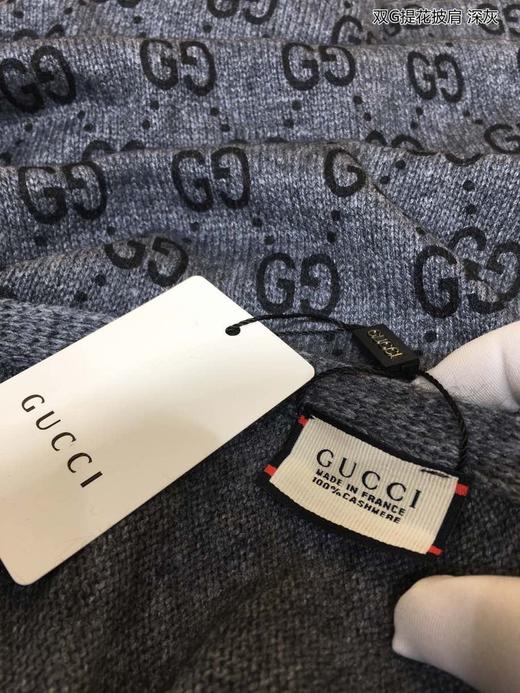 点此购买 GUCCI双G提花围巾披肩 9 133104 商品图14