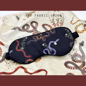 THE FABRIC UNION「经典系列」真丝印花眼罩 "蛇神"