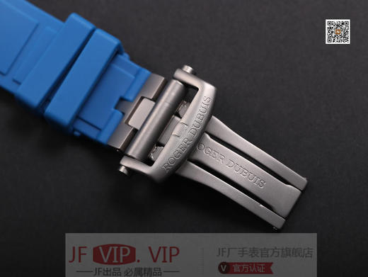 JB罗jie杜彼Excalibur Spidr（王者系列）RDDBEX0479。真陀飞轮手动上链机芯， 同步原装45mm*13mm的钛合金表壳，机芯11点和4点位置没有多余齿轮 商品图6