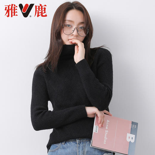 雅鹿毛衣宽松韩版针织衫高领 S/M/L/XL/XXL 商品图1