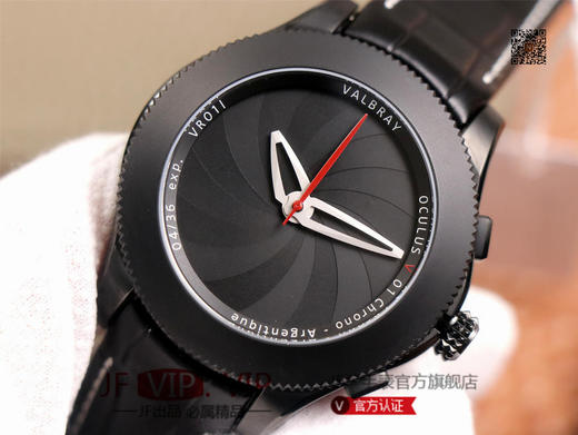 TNK徕卡100周年Valbray EL腕表，采用原装功能相同的计码机芯 7750自动机械 46mm的直径，只要转动手表就可以控制“光圈”大小 ，男士腕表，自动机械机芯，皮表带，透底。 商品图7