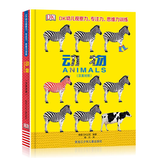 DK幼儿观察力专注力思维力训练(全四册)英汉对照 儿童思维训练 商品图3