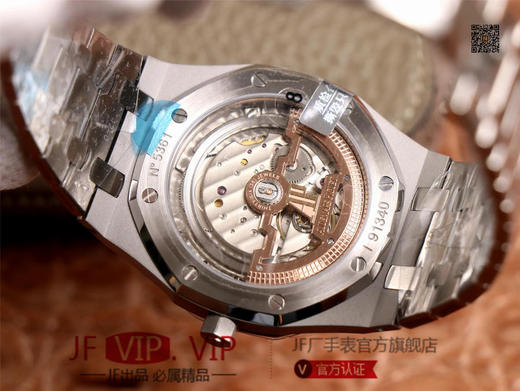 XF 爱bi皇家橡树15202，功能与正品一致，厚度8.5mm，极限还原正品厚度。上手效果非常好。男士腕表，精钢表带，自动机械机芯，透底。 商品图7