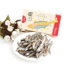 路斯猫薄荷小鱼干50g*2盒