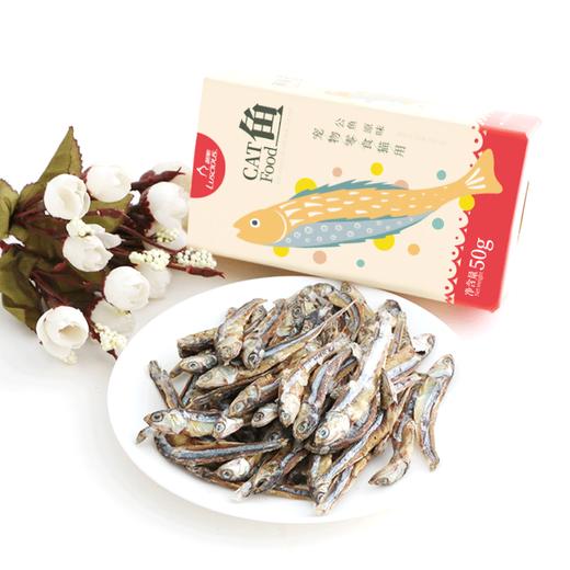 路斯猫薄荷小鱼干50g*2盒 商品图0
