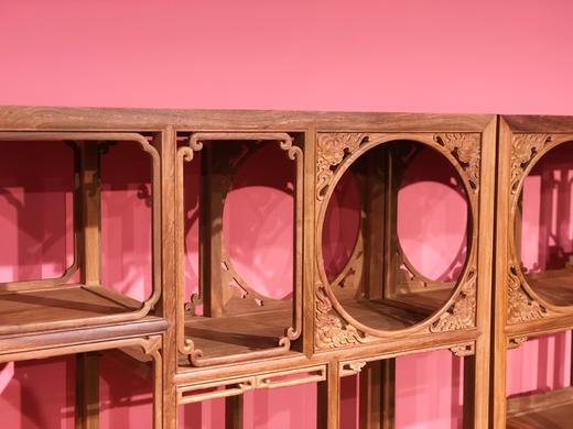 红桥红 家具严选  缅甸花梨(大果紫檀）  【福禄博古架】 商品图2