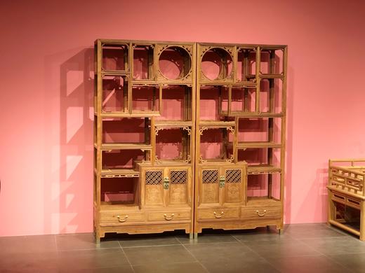 红桥红 家具严选  缅甸花梨(大果紫檀）  【福禄博古架】 商品图1