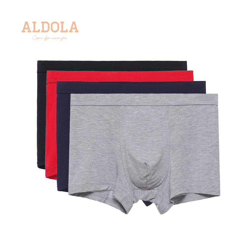 雅黛丽内裤男简约青年四角短裤平角裤4条装内裤DYT96015