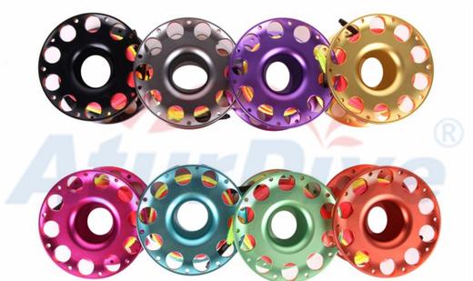 【装备】AturDive铝合金扁线线轮潜水装备SMB象拔浮标用彩色新款线轴正品 商品图0