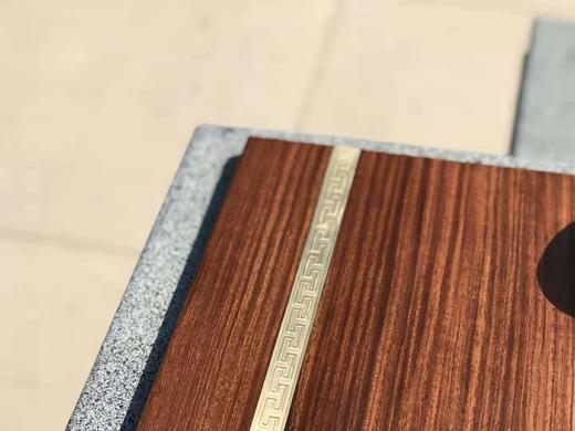 红桥红  家具严选  缅甸花梨(大果紫檀）  【沉铜茶盘】 商品图5