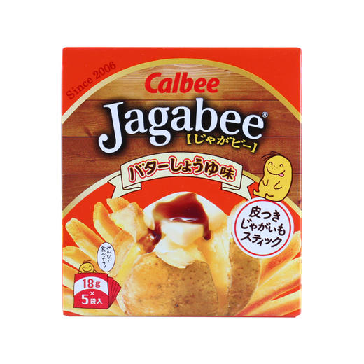 【一般贸易】日本进口北海道 Calbee卡乐比三兄弟黄油酱油味薯条90g/盒 商品图0