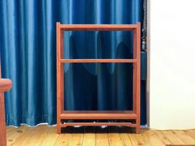 红桥红 家具严选  缅甸花梨(大果紫檀）  【采览小层架】