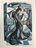 王尔德《莎乐美》 王尔德次子维维安·贺兰译本 Frank Martin版画插图 刺绣布面精装带书匣 商品缩略图11