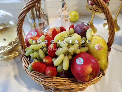 高端进口水果拼装精美中号果篮 商品图2