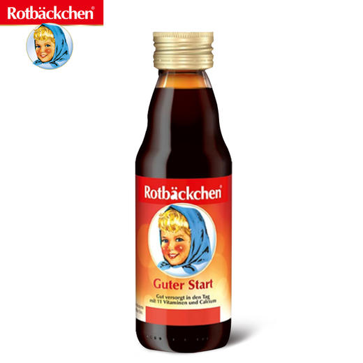 小红脸 德国rotbackchen乐多维多种维生素儿童婴幼儿补钙VD3改善宝宝厌食125ml 商品图0