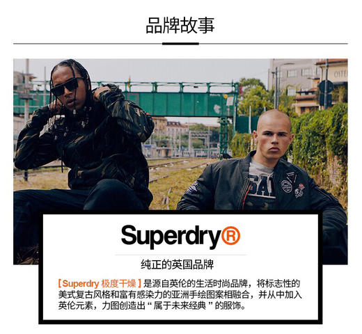 superdry极度干燥  秋季防风连帽外套冲锋衣 商品图3