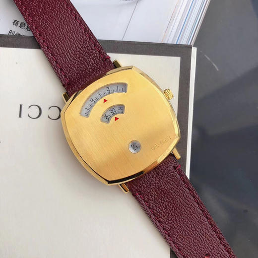 肖战同款 原单品质 Gucci古驰 Grip系列腕表亮相Gucci米兰时装周，进口石英机芯，大号38mm、中号35mm 商品图2