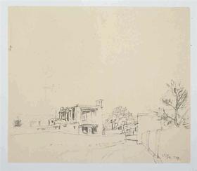 今日美术馆版画-陈丹青-风景速写(9)#此商品参加第十一届北京惠民文化消费季