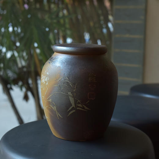 田记窑 柴烧茶罐 商品图3