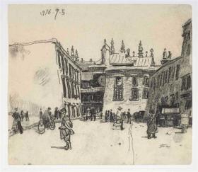 今日美术馆版画-陈丹青-风景速写(2)#此商品参加第十一届北京惠民文化消费季