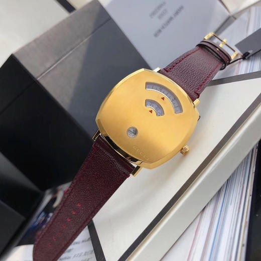 肖战同款 原单品质 Gucci古驰 Grip系列腕表亮相Gucci米兰时装周，进口石英机芯，大号38mm、中号35mm 商品图4
