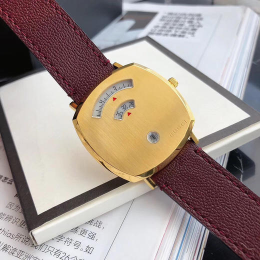 肖战同款 原单品质 Gucci古驰 Grip系列腕表亮相Gucci米兰时装周，进口石英机芯，大号38mm、中号35mm 商品图3