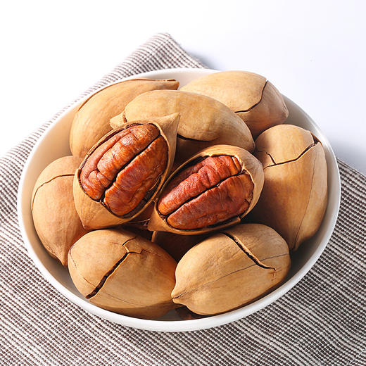 【碧空之歌】奶油碧根果100g*3袋  饱满易剥 坚果炒货 干果 进口零食 长寿果 百草味 奶油味 商品图2