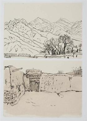 今日美术馆版画-陈丹青-风景速写(4)#此商品参加第十一届北京惠民文化消费季