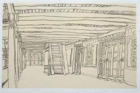 今日美术馆版画-陈丹青-风景速写(6)#此商品参加第十一届北京惠民文化消费季