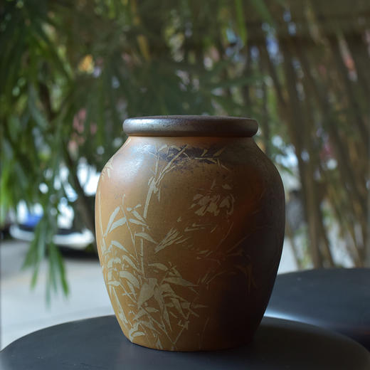 田记窑 柴烧茶罐 商品图0