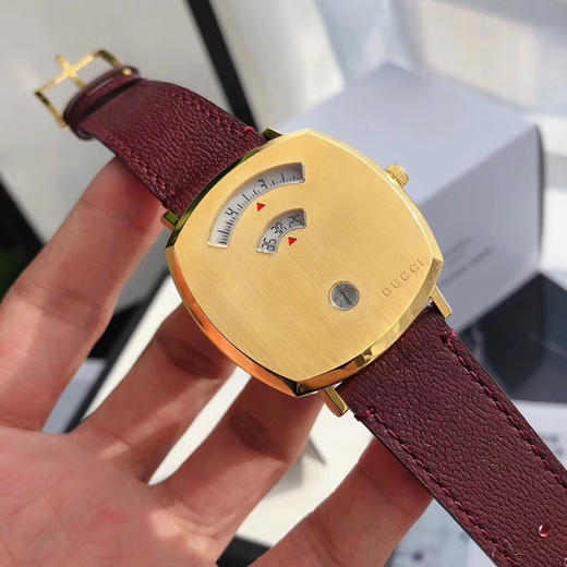 肖战同款 原单品质 Gucci古驰 Grip系列腕表亮相Gucci米兰时装周，进口石英机芯，大号38mm、中号35mm 商品图1