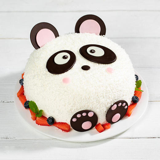 幸福西饼 原价198  熊猫嘟嘟蛋糕2磅磅 生日蛋糕（约9英寸） 商品图0