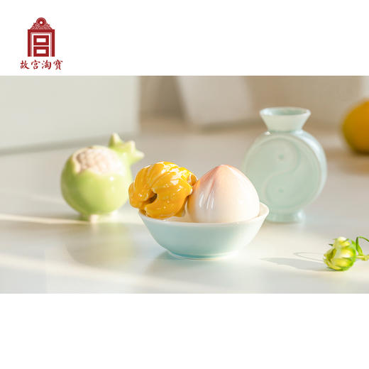 【故宫陶瓷】文房清供-笔山水丞笔洗花瓶陶瓷文房四宝摆件 商品图4