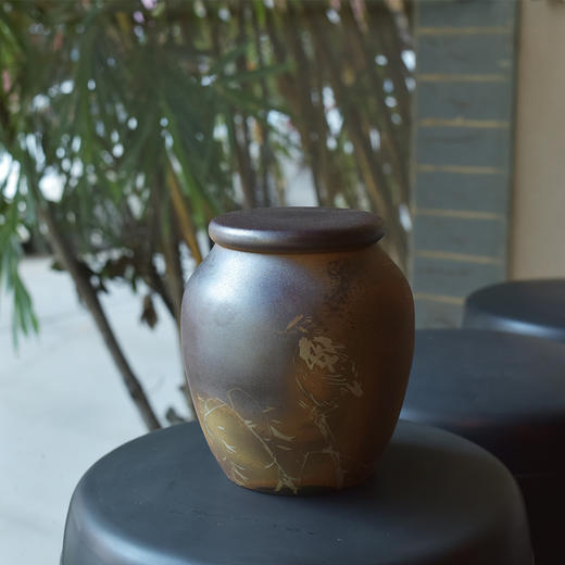 田记窑  柴烧茶罐 商品图1